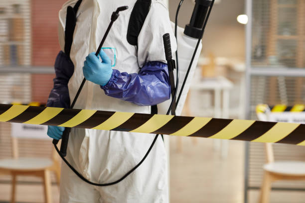 Professional Biohazard technician working in Orange Lake, FL